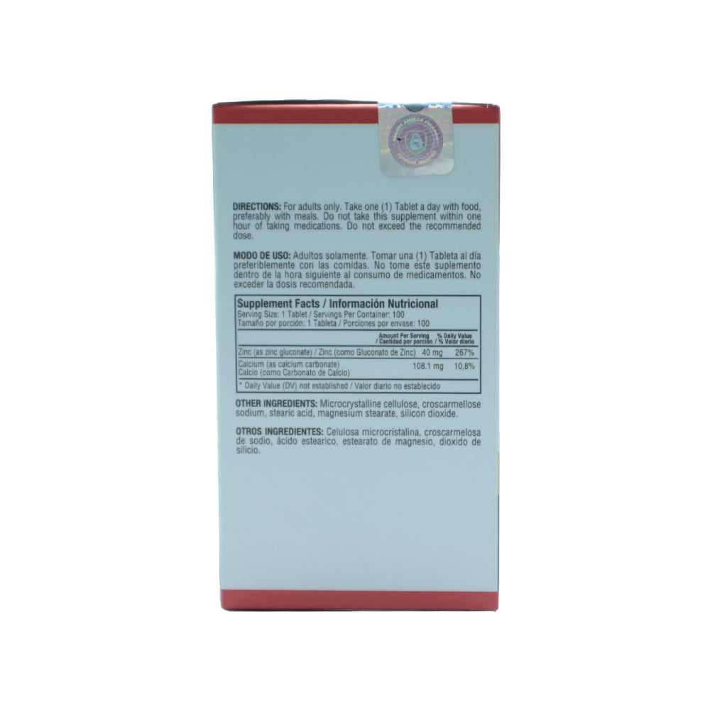Chelated Zinc 40 mg