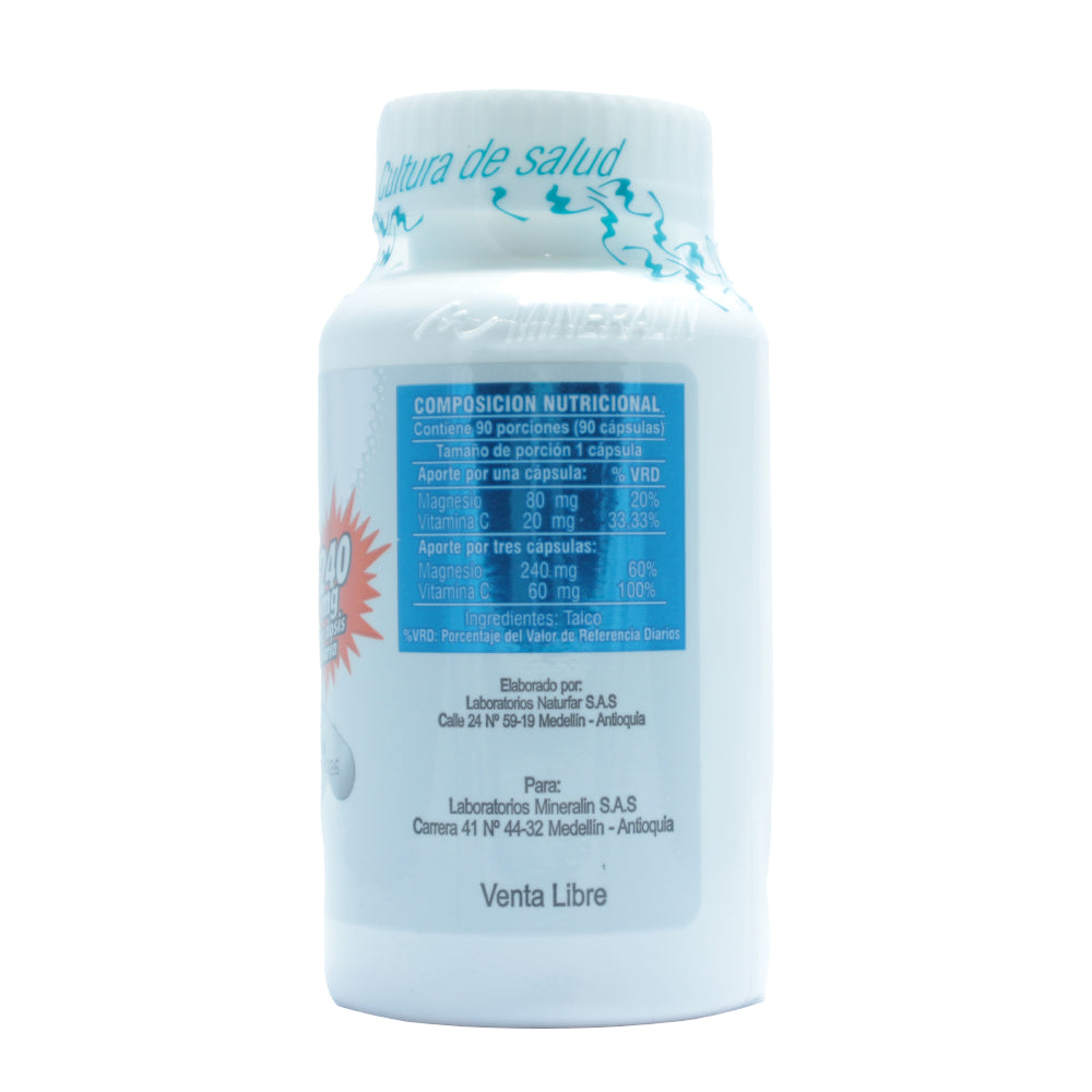 Citrato De Magnesio 240 mg
