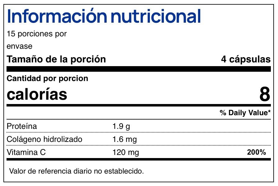 Colágeno Hidrolizado + Vitamina C