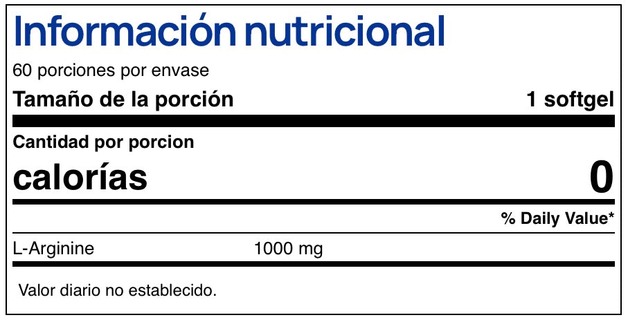 L-Arginina 1000 mg