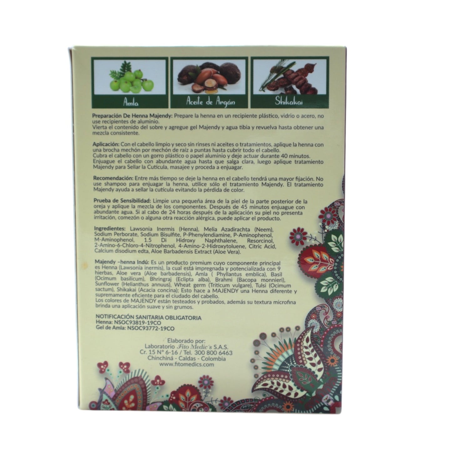 Majendy Henna Negro Natural