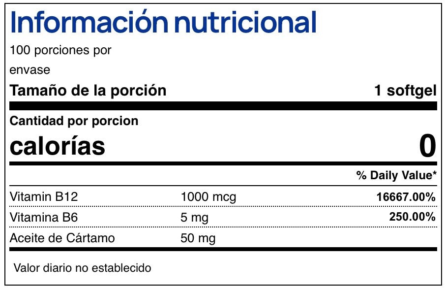 Vitamin B12 Plus - Vitamin B6