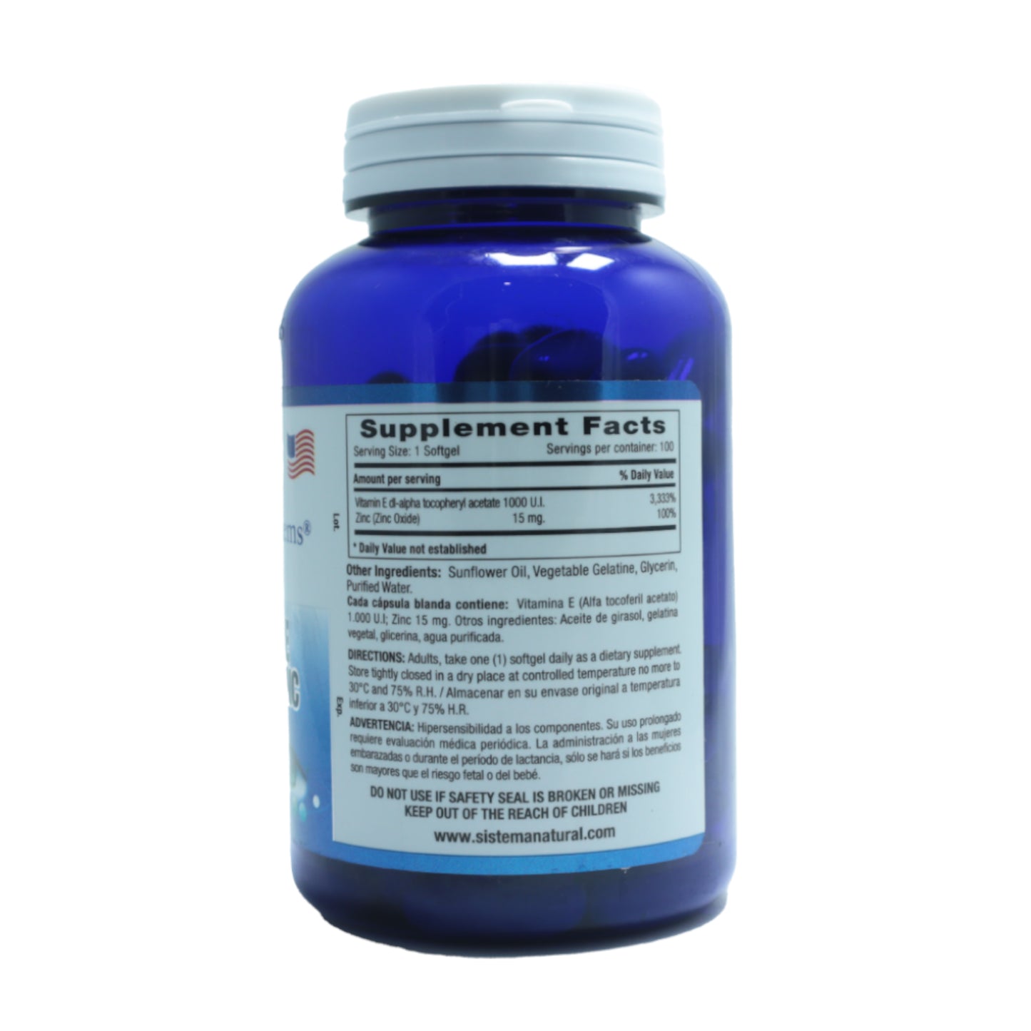 Vitamin E 1000 UI + Zinc