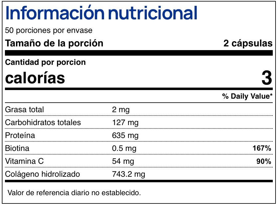 Colágeno Hidrolizado + Biotina