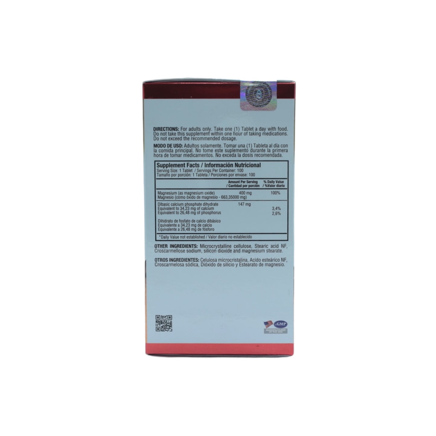 Magnesium Oxide 400 mg