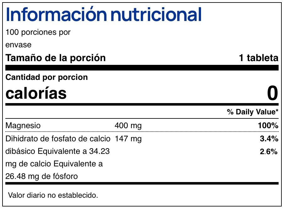 Magnesium Oxide 400 mg