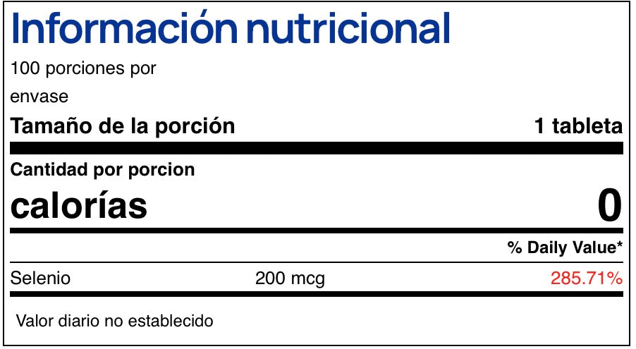 Selenium 250 mcg