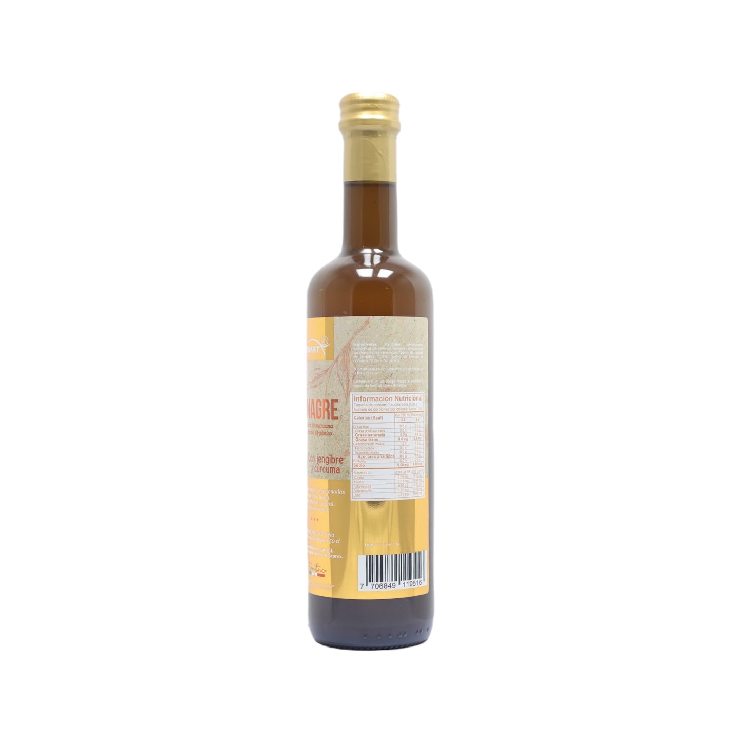 Vinagre Con Jengibre Y Cúrcuma