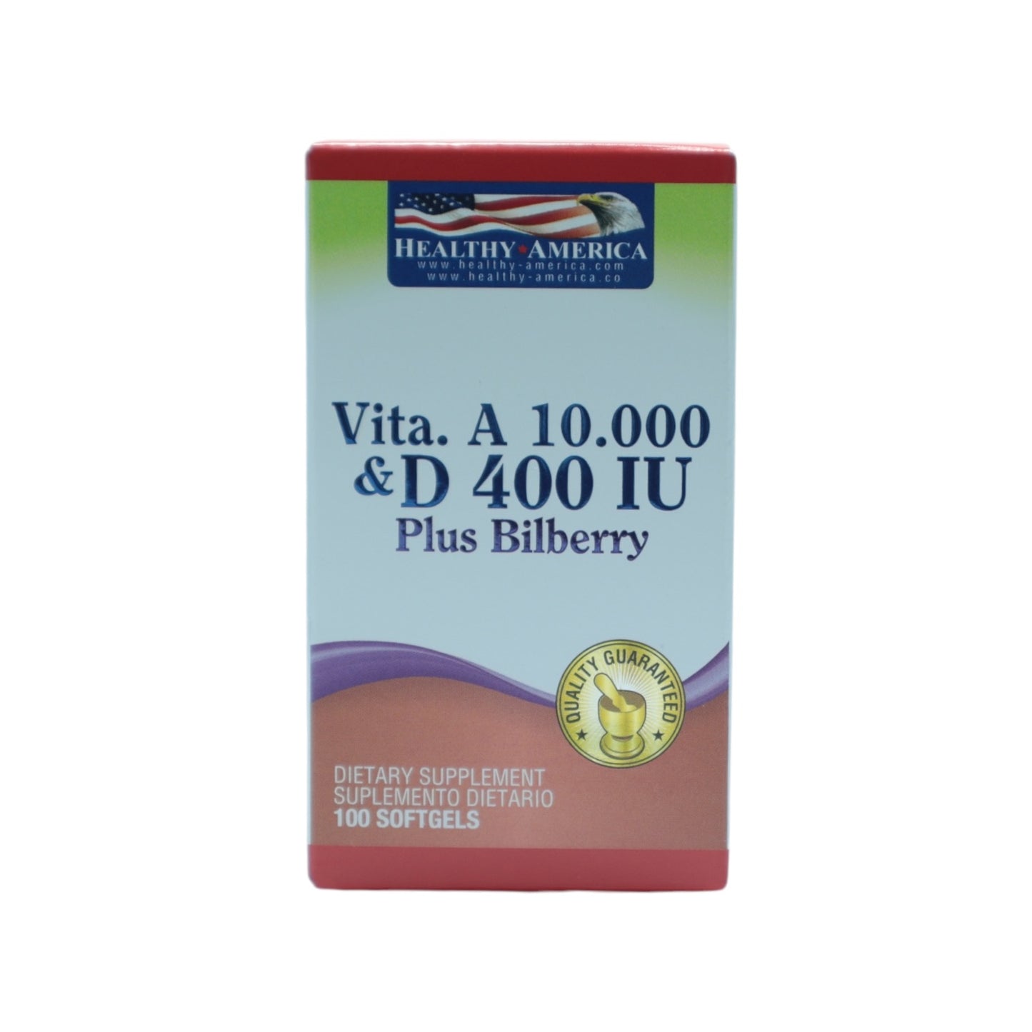 Vita. A 10.000 & D 400 IU Plus Bilberry