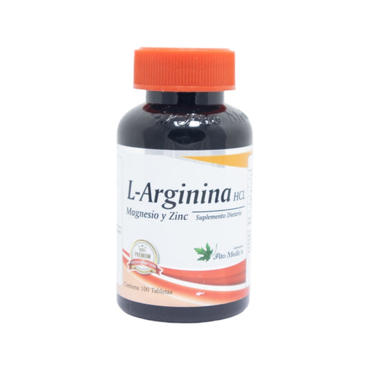 L-Arginina Magnesio y Zinc
