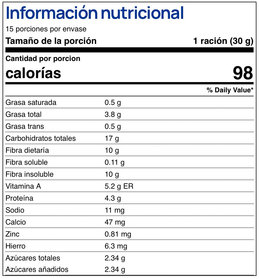 Linaza Molida Nopal