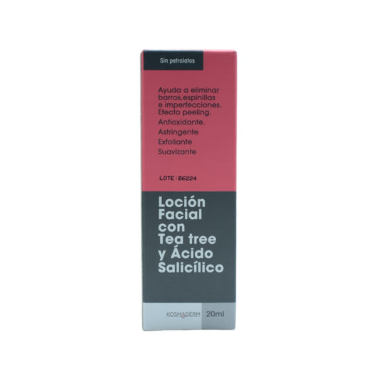 Loción Facial Con Tea Tree